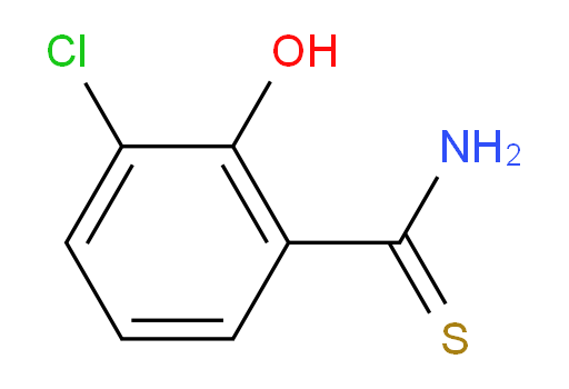 3-chloro-2-hydroxybenzene-1-carbothioamide