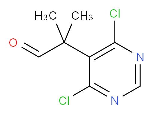 2-(4,6-dichloropyrimidin-5-yl)-2-methylpropanal