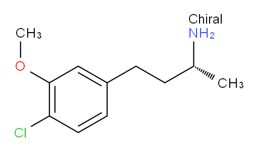 (2R)-4-(4-chloro-3-methoxyphenyl)butan-2-amine