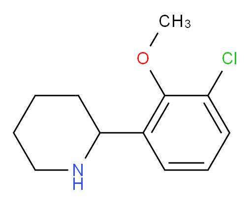 2-(3-chloro-2-methoxyphenyl)piperidine