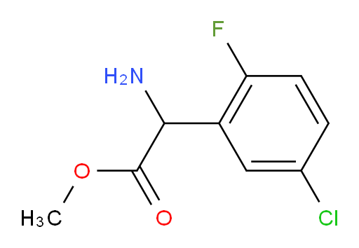 methyl 2-amino-2-(5-chloro-2-fluorophenyl)acetate