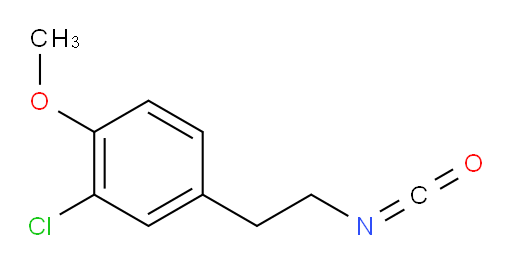 2-chloro-4-(2-isocyanatoethyl)-1-methoxybenzene