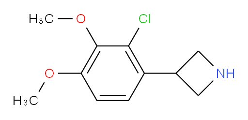 3-(2-chloro-3,4-dimethoxyphenyl)azetidine