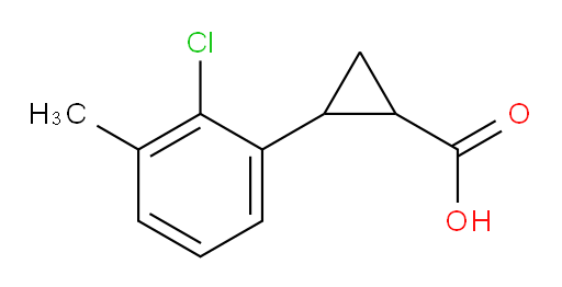 2-(2-chloro-3-methylphenyl)cyclopropane-1-carboxylic acid