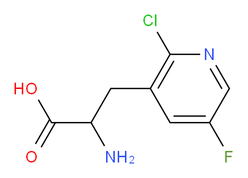 2-amino-3-(2-chloro-5-fluoropyridin-3-yl)propanoic acid