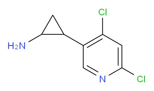 2-(4,6-dichloropyridin-3-yl)cyclopropan-1-amine