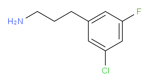 3-(3-chloro-5-fluorophenyl)propan-1-amine