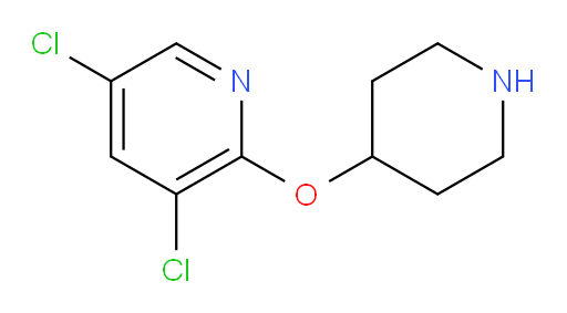 3,5-dichloro-2-(piperidin-4-yloxy)pyridine