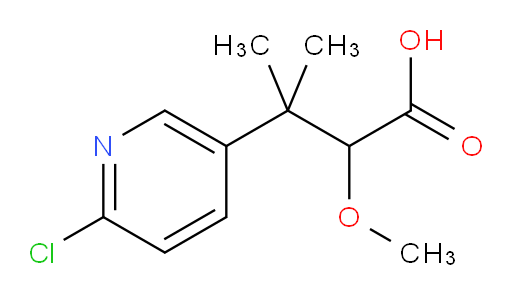 3-(6-chloropyridin-3-yl)-2-methoxy-3-methylbutanoic acid