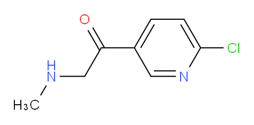 1-(6-chloropyridin-3-yl)-2-(methylamino)ethan-1-one