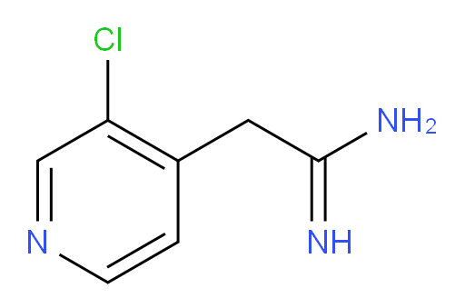 2-(3-chloropyridin-4-yl)ethanimidamide