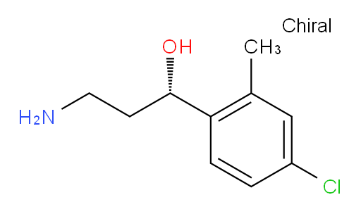 (1S)-3-amino-1-(4-chloro-2-methylphenyl)propan-1-ol