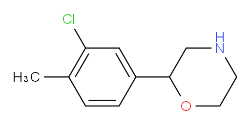 2-(3-chloro-4-methylphenyl)morpholine