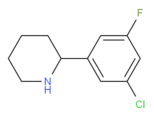 2-(3-chloro-5-fluorophenyl)piperidine