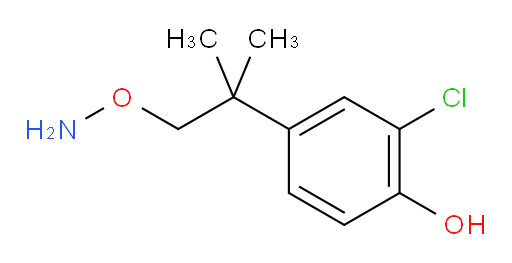 4-[1-(aminooxy)-2-methylpropan-2-yl]-2-chlorophenol