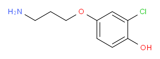 4-(3-aminopropoxy)-2-chlorophenol