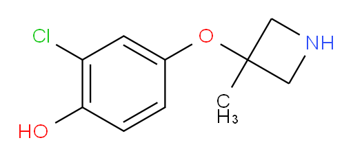 2-chloro-4-[(3-methylazetidin-3-yl)oxy]phenol