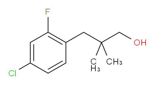 3-(4-chloro-2-fluorophenyl)-2,2-dimethylpropan-1-ol