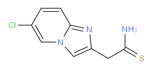 2-{6-chloroimidazo[1,2-a]pyridin-2-yl}ethanethioamide