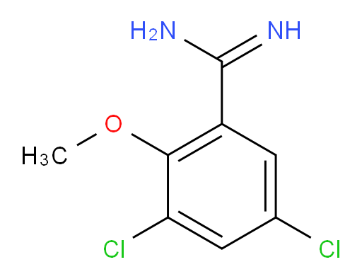 3,5-dichloro-2-methoxybenzene-1-carboximidamide