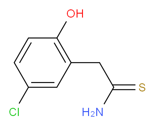 2-(5-chloro-2-hydroxyphenyl)ethanethioamide