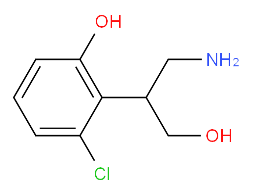 2-(1-amino-3-hydroxypropan-2-yl)-3-chlorophenol