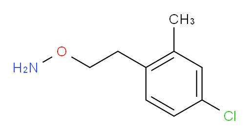 O-[2-(4-chloro-2-methylphenyl)ethyl]hydroxylamine