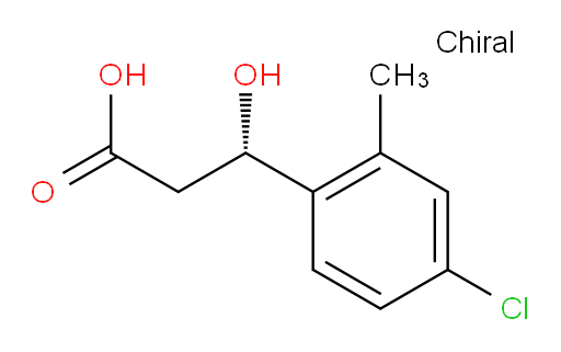 (3S)-3-(4-chloro-2-methylphenyl)-3-hydroxypropanoic acid