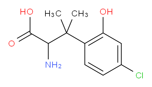 2-amino-3-(4-chloro-2-hydroxyphenyl)-3-methylbutanoic acid