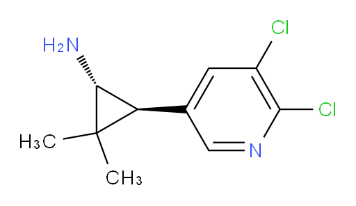 rac-(1R,3R)-3-(5,6-dichloropyridin-3-yl)-2,2-dimethylcyclopropan-1-amine