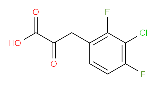 3-(3-chloro-2,4-difluorophenyl)-2-oxopropanoic acid