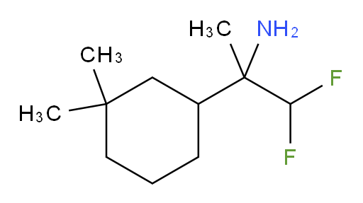 2-(3,3-dimethylcyclohexyl)-1,1-difluoropropan-2-amine