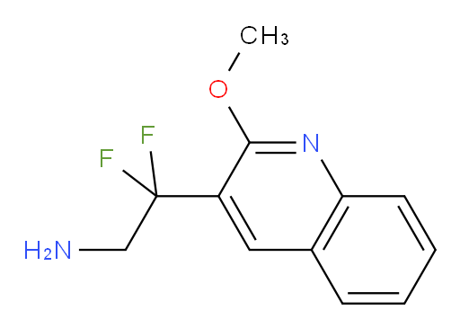2,2-difluoro-2-(2-methoxyquinolin-3-yl)ethan-1-amine