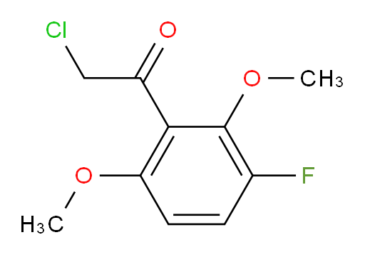 2-chloro-1-(3-fluoro-2,6-dimethoxyphenyl)ethan-1-one