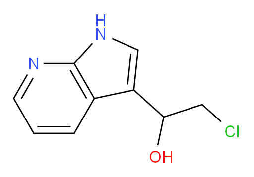 2-chloro-1-{1H-pyrrolo[2,3-b]pyridin-3-yl}ethan-1-ol