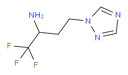 1,1,1-trifluoro-4-(1H-1,2,4-triazol-1-yl)butan-2-amine