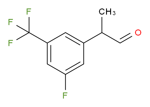 2-[3-fluoro-5-(trifluoromethyl)phenyl]propanal