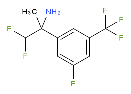1,1-difluoro-2-[3-fluoro-5-(trifluoromethyl)phenyl]propan-2-amine