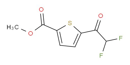methyl 5-(2,2-difluoroacetyl)thiophene-2-carboxylate