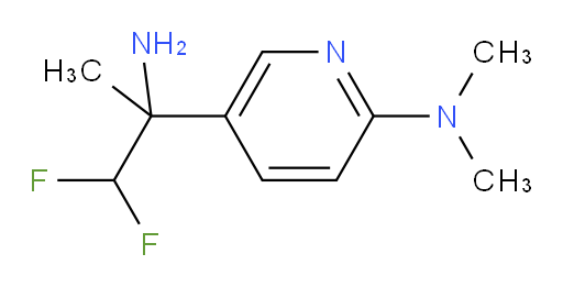 5-(2-amino-1,1-difluoropropan-2-yl)-N,N-dimethylpyridin-2-amine