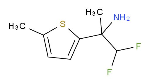 1,1-difluoro-2-(5-methylthiophen-2-yl)propan-2-amine