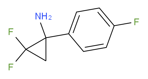 2,2-difluoro-1-(4-fluorophenyl)cyclopropan-1-amine