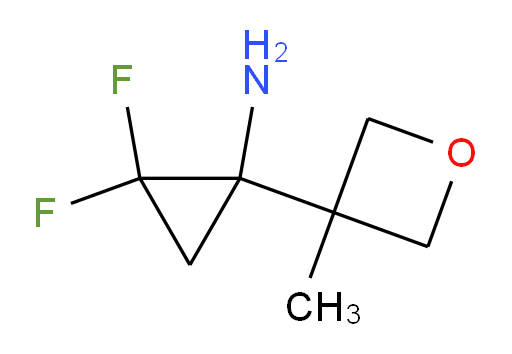 2,2-difluoro-1-(3-methyloxetan-3-yl)cyclopropan-1-amine