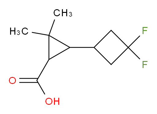 3-(3,3-difluorocyclobutyl)-2,2-dimethylcyclopropane-1-carboxylic acid
