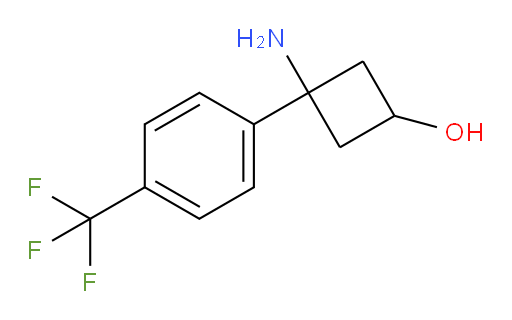 3-amino-3-[4-(trifluoromethyl)phenyl]cyclobutan-1-ol