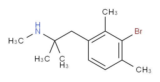 [1-(3-bromo-2,4-dimethylphenyl)-2-methylpropan-2-yl](methyl)amine