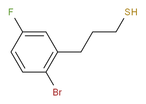 3-(2-bromo-5-fluorophenyl)propane-1-thiol