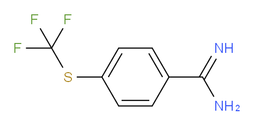 4-[(trifluoromethyl)sulfanyl]benzene-1-carboximidamide