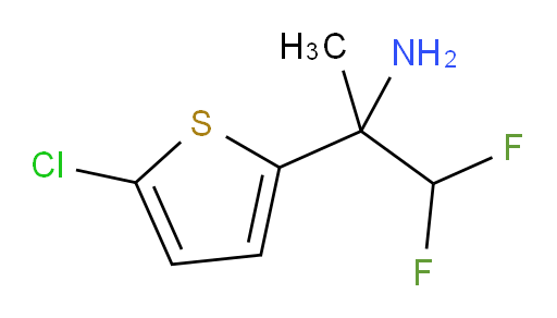 2-(5-chlorothiophen-2-yl)-1,1-difluoropropan-2-amine