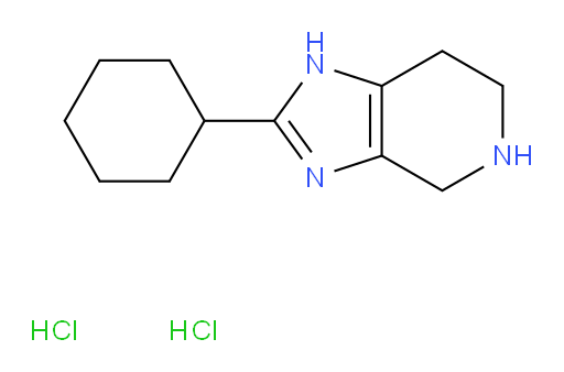2-cyclohexyl-1H,4H,5H,6H,7H-imidazo[4,5-c]pyridine dihydrochloride